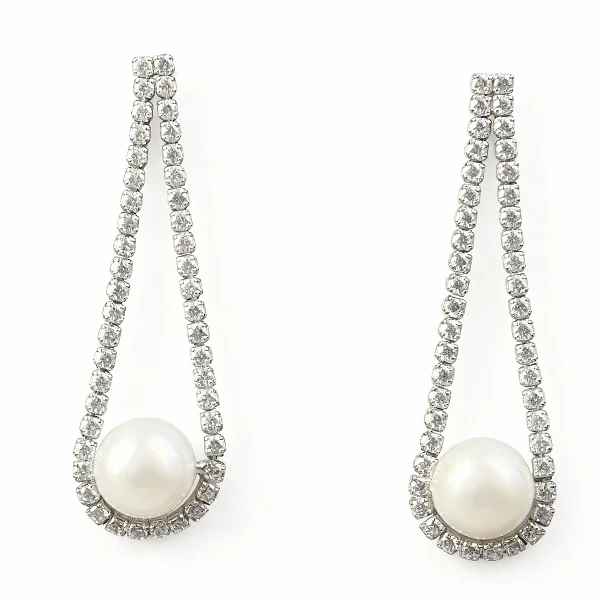 long dangle pearl earrings pearl dangle earrings how much are real pearls worth gift for women birthday sell jewelry online