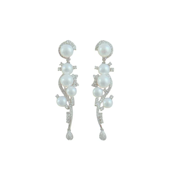 pearl and diamond earrings gifts for sister birthday 20 year anniversary gift good jewelry brands birthday gift for wife