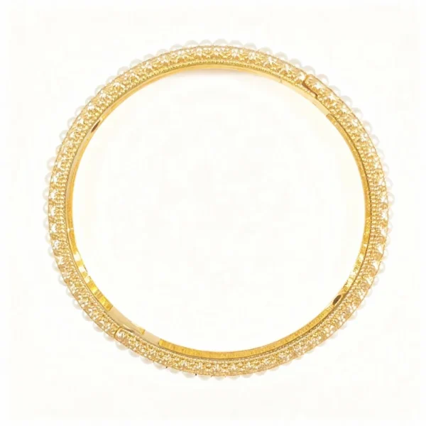 pearl bracelet womens 14k gold 6cm