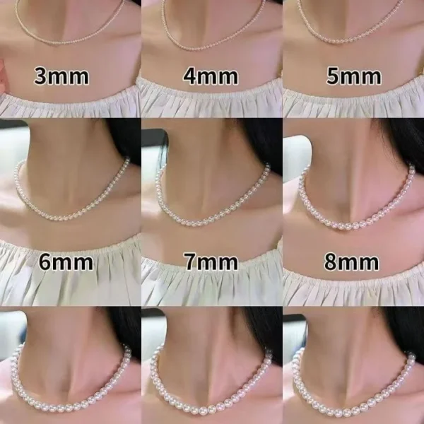 Wang Jewelry pearl size chart in mm