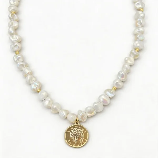 wang jewelry freshwater pearl necklace in 14k gold 45cm