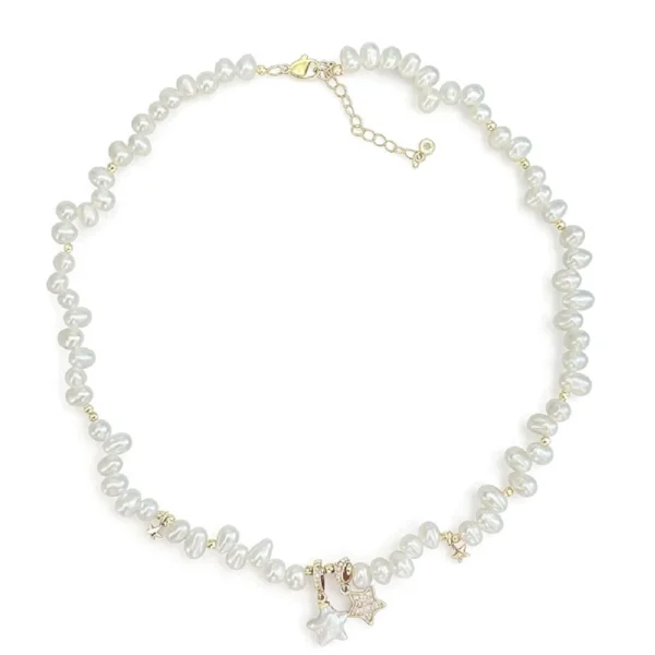 necklaces for girlfriend gold necklace pendant womens white 45cm